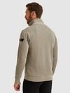 PME Legend Half Zip Sweater Interlock Jersey Khaki
