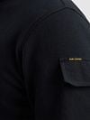 PME Legend Half Zip Sweater Interlock Jersey Navy Model / Detail