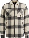 PME Legend Overshirt Heavy Yarn Checks Ecru PSI2409240-7013 order online | Suitable