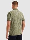 PME Legend Poloshirt Piqué Print Groen Model / Achterkant