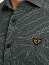 PME Legend Short Sleeve Shirt Print Dark Slate Model / Detail