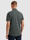 PME Legend Short Sleeve Shirt Print Dark Slate Model / Achterkant