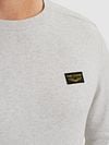 PME Legend American Classic Pullover Light Grey Melange Model / Detail