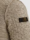 PME Legend Sweater Mouliné Beige Model / Detail