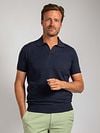 Suitable Polo Riva Linnen Navy Model / Voorkant met Stefan