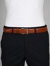 Profuomo Leather Belt Polosh Cognac Model / Voorkant