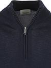 Profuomo Half Zip Pullover Merino Wool Navy  Product / Detail