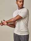 Profuomo T-Shirt Ecru Melange Model / Voorkant