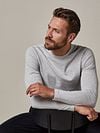 Profuomo Longsleeve T-Shirt Grey Model / Voorkant