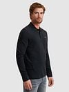 PME Legend American Classic Longsleeve Polo Shirt Navy Model / Voorkant
