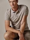 Profuomo Piqué Polo Shirt Beige Model / Voorkant