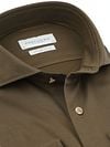 Profuomo Japanese Knitted Shirt Army Green Product / Detail