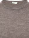 Profuomo Pullover Merino Wool Taupe