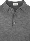 Profuomo Longsleeve Polo Shirt Merino Wool Grey Product / Detail