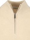 Profuomo Half Zip Pullover Structure Beige Product / Detail