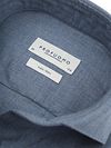 Profuomo Hemd Peached Twill Flanel Blauw Product / Detail