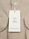 Profuomo Hemd Peached Twill Flanel Beige Product / Detail