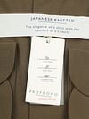 Profuomo Japanese Knitted Shirt Army Green Product / Detail