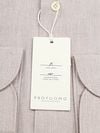 Profuomo Shirt Peached Herringbone Flanel Beige