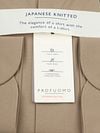 Profuomo Japanese Knitted Shirt Beige Product / Detail