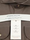 Profuomo Japanese Knitted Shirt Brown Product / Detail