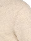 Profuomo Longsleeve Polo Shirt Wool Blend Sand Product / Detail