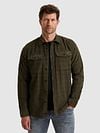 PME Legend Overshirt Fine Corduroy Beluga Green