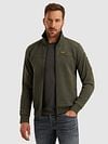PME Legend Vest Jacquard Interlock Beluga Groen
