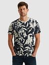 PME Legend T-Shirt Print Navy Model / Voorkant
