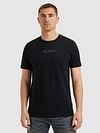 PME Legend T-Shirt Waffle Logo Navy Model / Voorkant