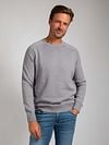 Suitable Pullover Raw Grey Model / Voorkant with Stefan