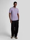 Lyle and Scott Polo Shirt Dusk Purple Model / Voorkant