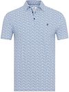 R2 Amsterdam Polo Piqué Impression Bleu 124.POLO.006-014 commander en ligne | Suitable