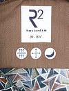 R2 Shirt Poplin Triangle Print Green Product / Detail