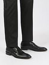 Steppin' Out Cliveden Monk Shoes Black Model / Zijkant