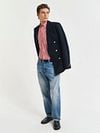 Gant Poplin Banker Shirt Stripe Red Model / Voorkant