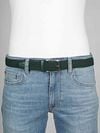 Suitable Braided Belt Dark Green Model / Voorkant