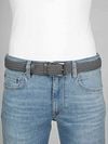 Suitable Braided Belt Dark Gray Model / Voorkant