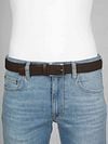 Geweven Riem Bruin Model / Voorkant