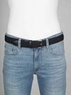 Woven Belt Dark blue Model / Voorkant
