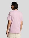 Lyle and Scott T-shirt Lichtroze Model / Achterkant