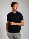Suitable Respect Polo Shirt Drop Needle Navy Model / Voorkant with Stefan
