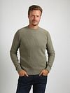 Suitable Respect Mamase Pullover Green Model / Voorkant with Stefan