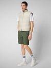 Save The Duck Bodywarmer Adam Light Beige Model / Zijkant