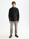 Scotch and Soda Core Oxford Hemd Schwarz Model / Voorkant