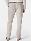 Scotch and Soda Chino Warren Linnen Greige Model / Achterkant