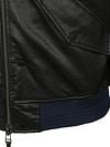 Scotch and Soda Faux Leather Bomberjack Black