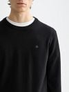 Scotch and Soda Core Pullover Zwart Model / Detail