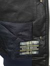 Scotch and Soda Faux Leather Bomberjack Black