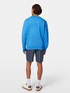 Scotch and Soda Pullover Druck Blau Model / Achterkant